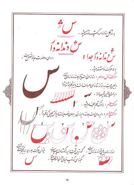 برگی از کتاب اسرار نستعلیق برگی از کتاب اسرار نستعلیق